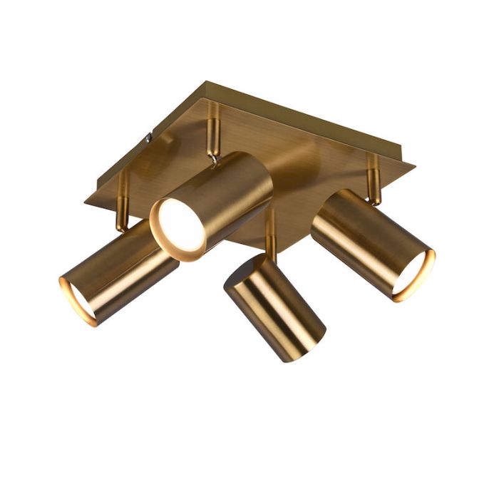 Bronzen plafondspot modern, Kaso