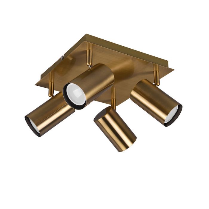 Bronzen plafondspot modern, Kaso