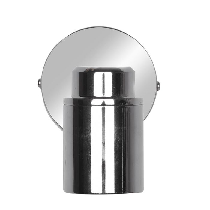 Moderne plafondlamp Nelis, chroom, metaal, IP44