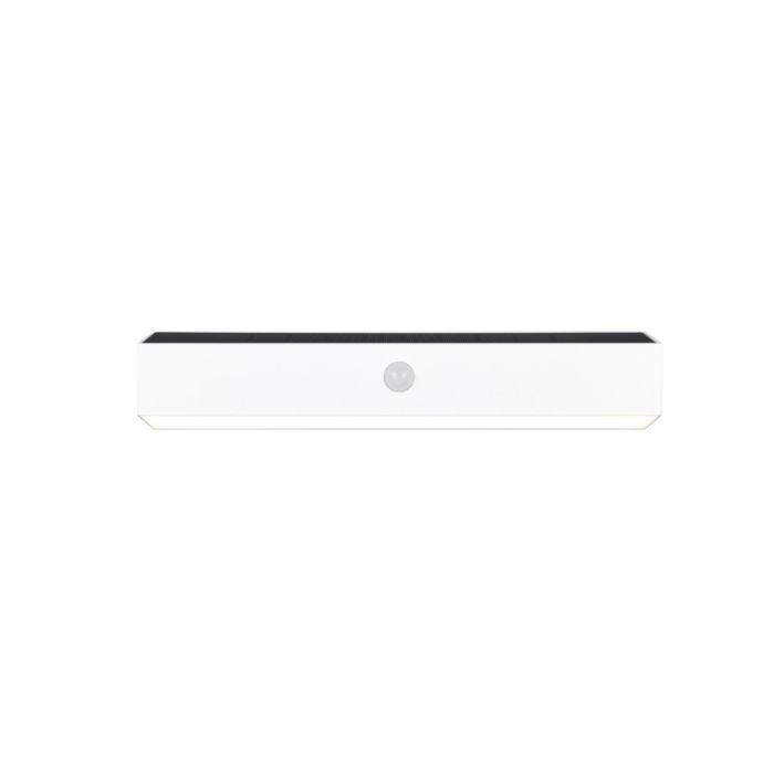 Witte buiten wandlamp op zonne-energie modern, Ravindra, 6W, 4000K LED, IP44