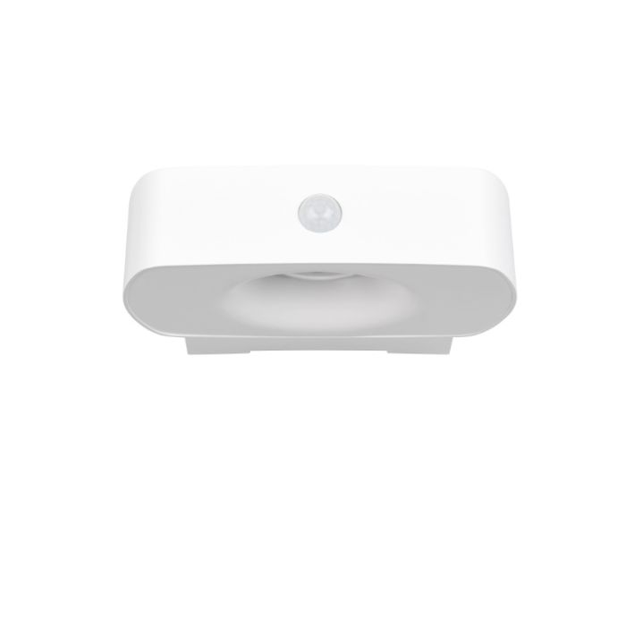Witte buiten wandlamp op zonne-energie modern, Pytsje, 6W, 4000K LED, IP44, met schakelaar