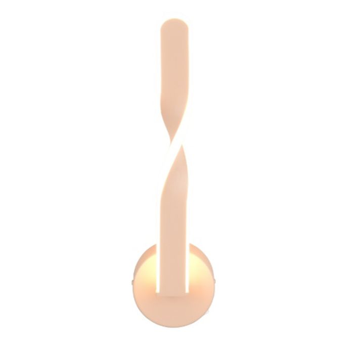 Bruine wandlamp design, Quirinus, 11W, 4000K LED, met schakelaar