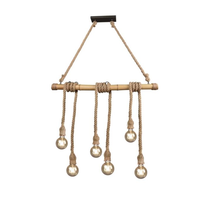 Moderne hanglamp Joaquin, bruin