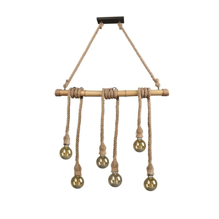 Moderne hanglamp Joaquin, bruin