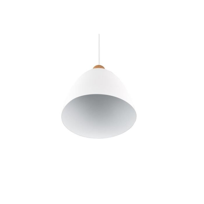 Moderne hanglamp Casparus, wit, metaal