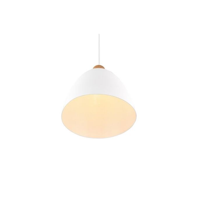 Moderne hanglamp Casparus, wit, metaal