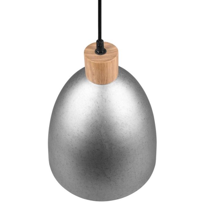Nikkelen hanglamp Casparus, metaal