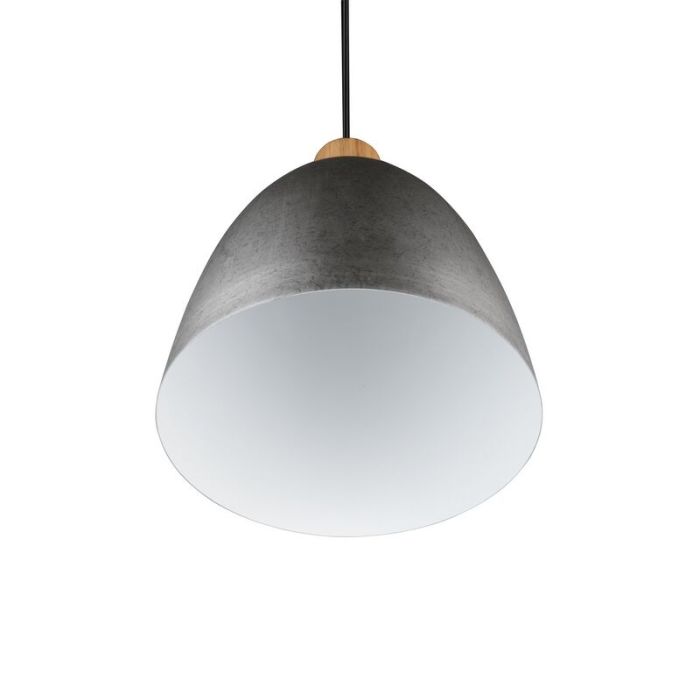 Nikkelen hanglamp Casparus, metaal
