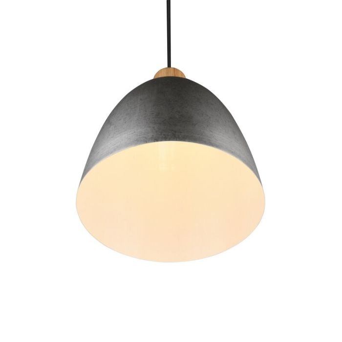 Nikkelen hanglamp Casparus, metaal