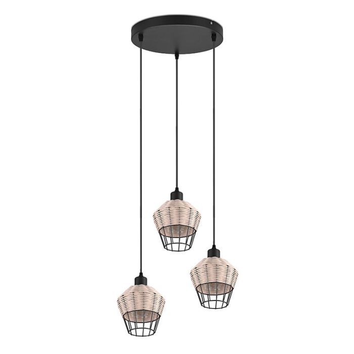 Rotan hanglamp bruin, Mirne