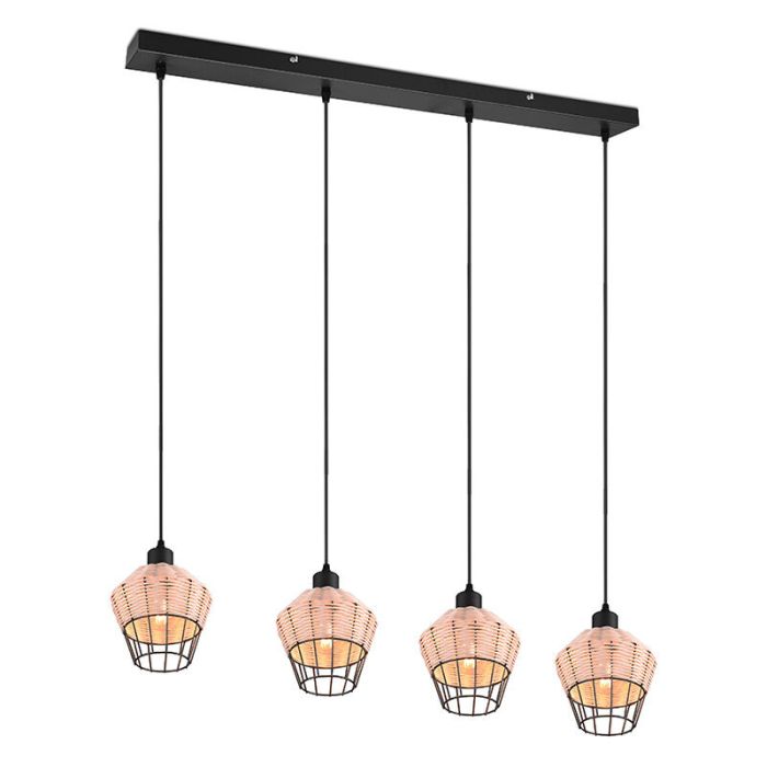 Rotan hanglamp bruin, Mirne
