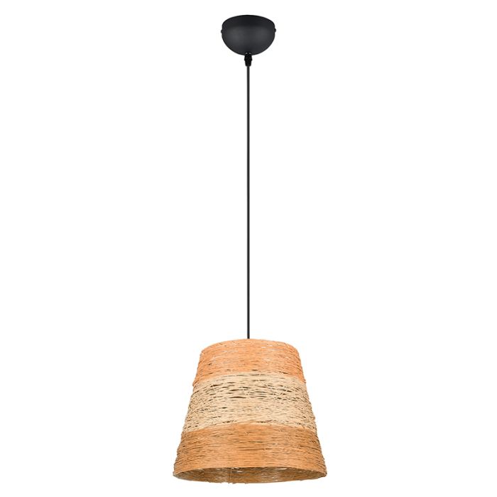 Papieren hanglamp bruin, Lidwien