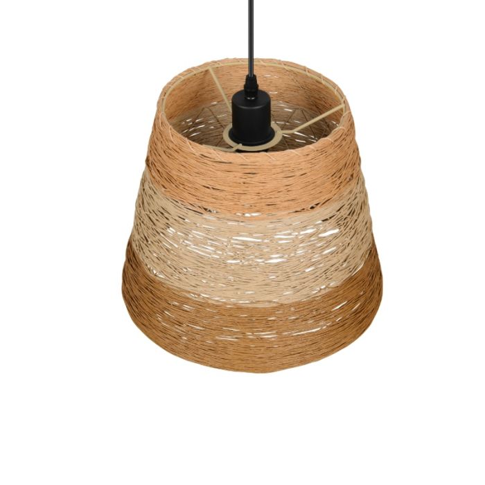 Papieren hanglamp bruin, Lidwien
