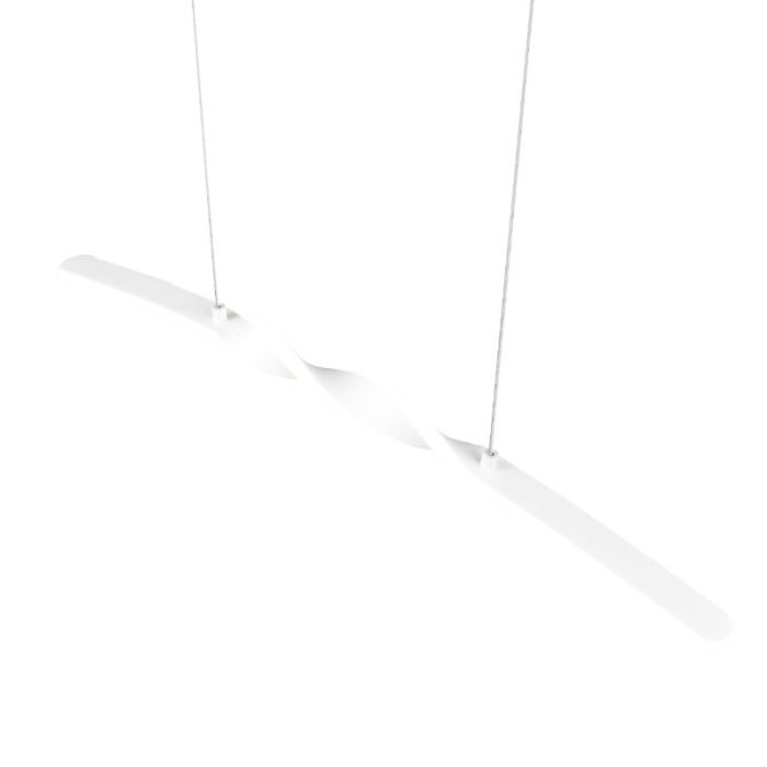 Witte hanglamp design, Quirinus, 18W, 4000K LED