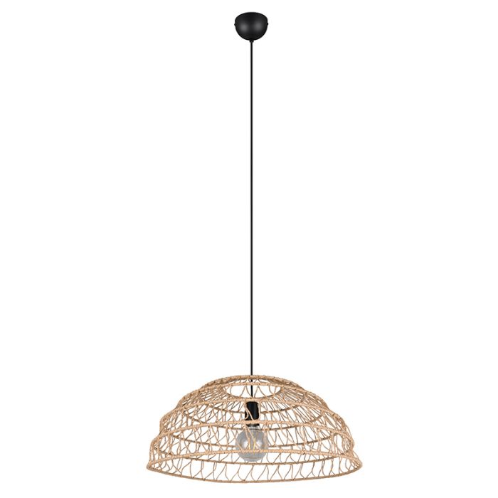 Papieren hanglamp bruin, Raekwon
