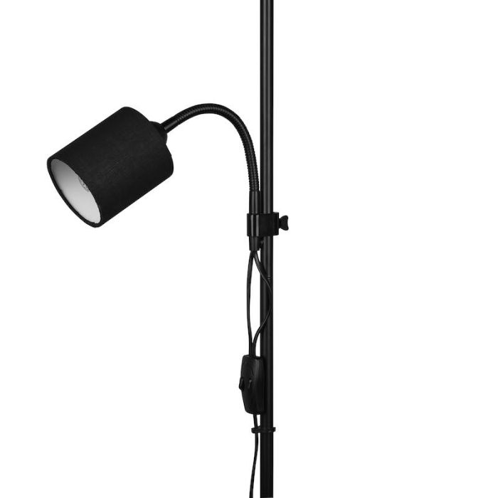 Moderne vloerlamp Edina, zwart