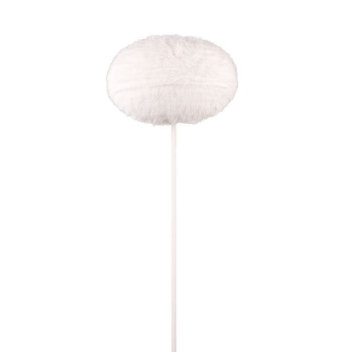 Beige vloerlamp stof, Vijay, met schakelaar