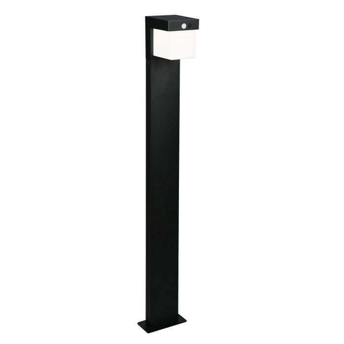 Zwarte staande buitenlamp op zonne-energie modern, Kadija, 5,5W, 4000K LED, IP44