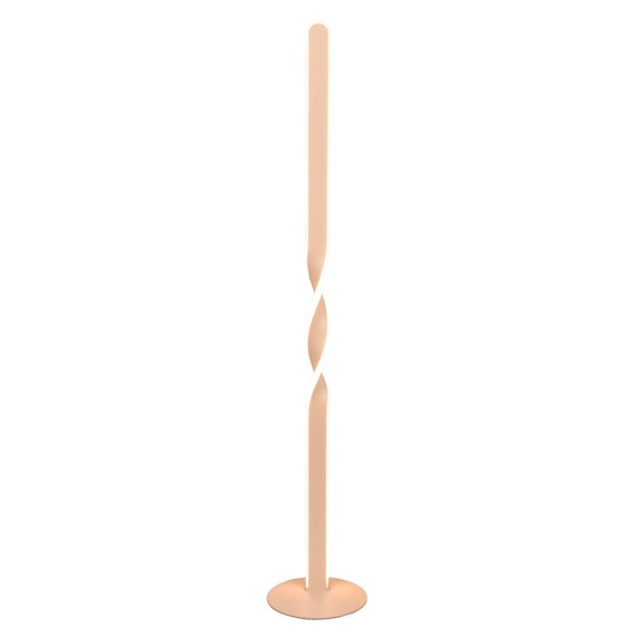 Bruine vloerlamp design, Quirinus, 19W, 4000K LED, met schakelaar