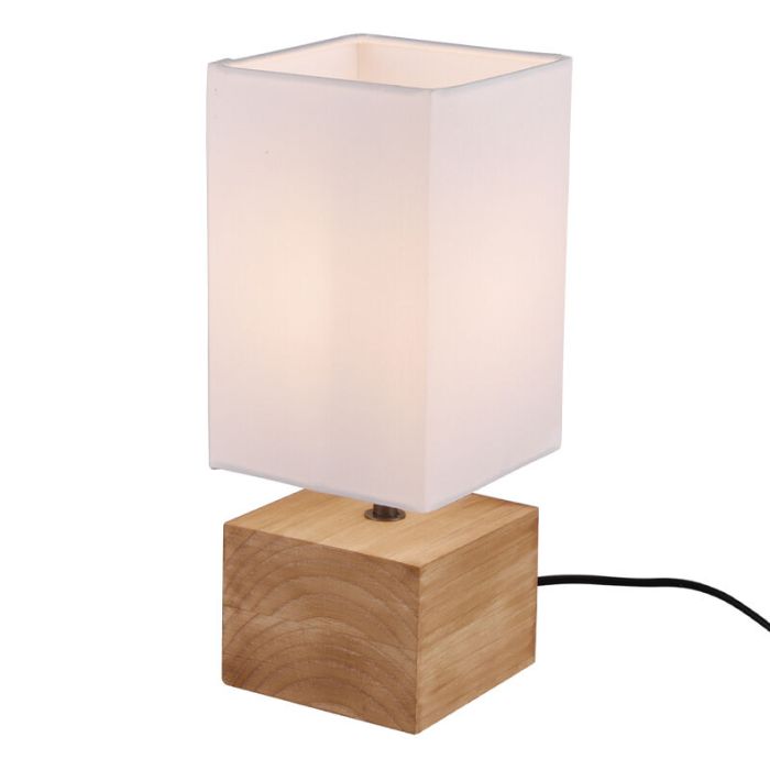 Moderne tafellamp Job, bruin