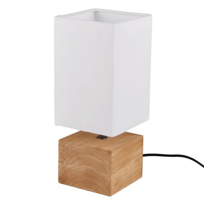 Moderne tafellamp Job, bruin