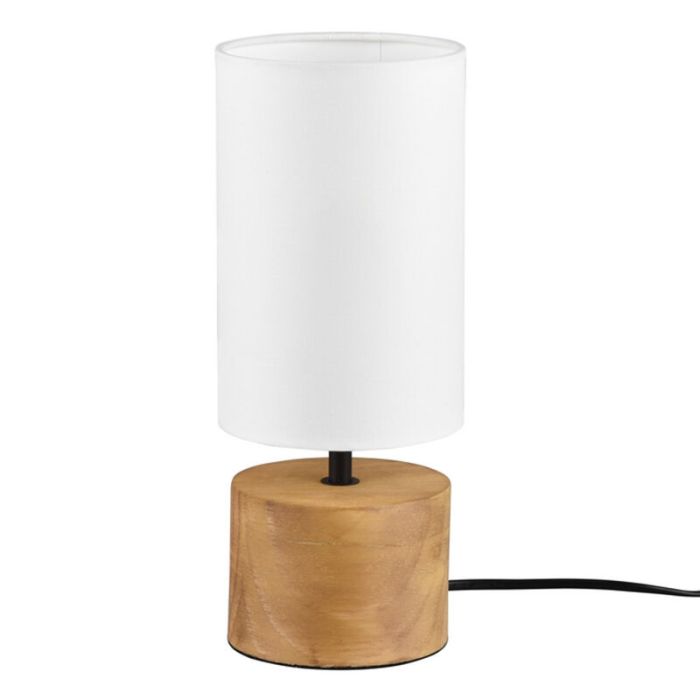 Bruine tafellamp Job, hout