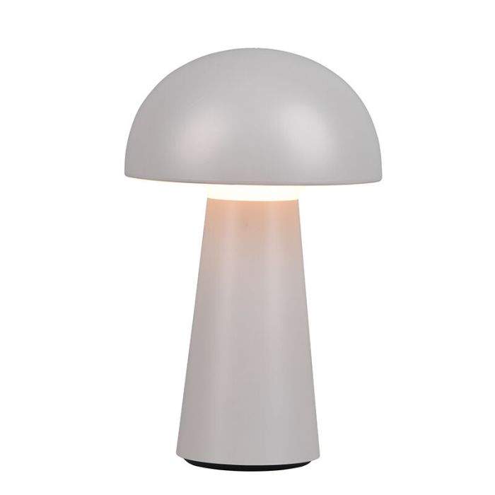 Grijze buiten tafellamp modern, Rachelle, 2W, 3000K LED, IP44, 3-staps dimbaar