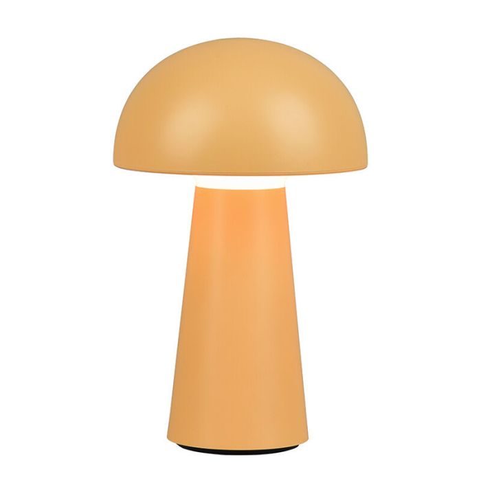 Gele buiten tafellamp modern, Rachelle, 2W, 3000K LED, IP44, 3-staps dimbaar