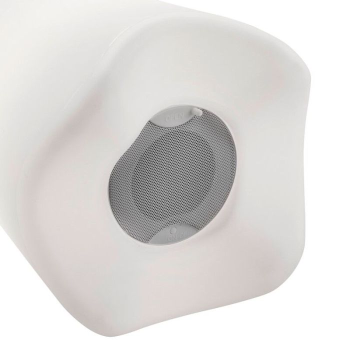 Witte buiten tafellamp Sedex, 2 watt, met luidspreker