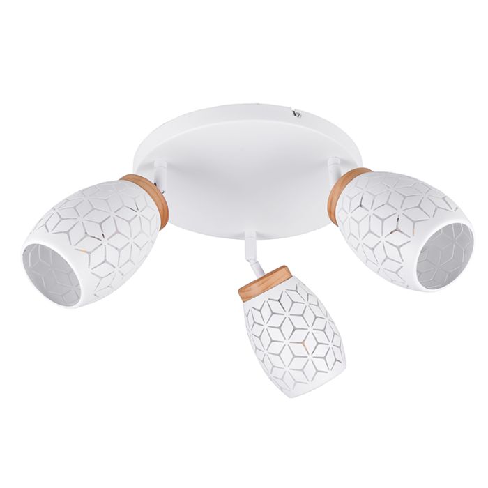 Witte plafondspot modern, Delana
