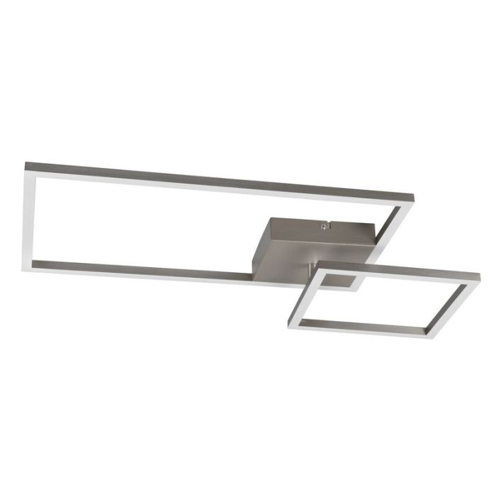 Nikkelen plafonnière Binc, metaal, modern, 25w, 4000K LED