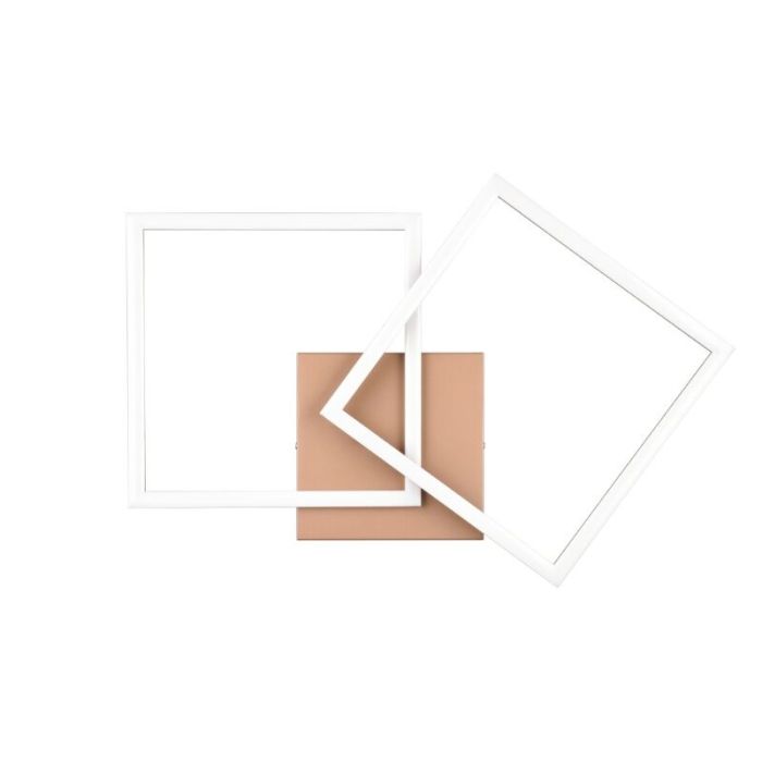 Bruine plafonnière modern, Margaux, 20W, 3000K LED