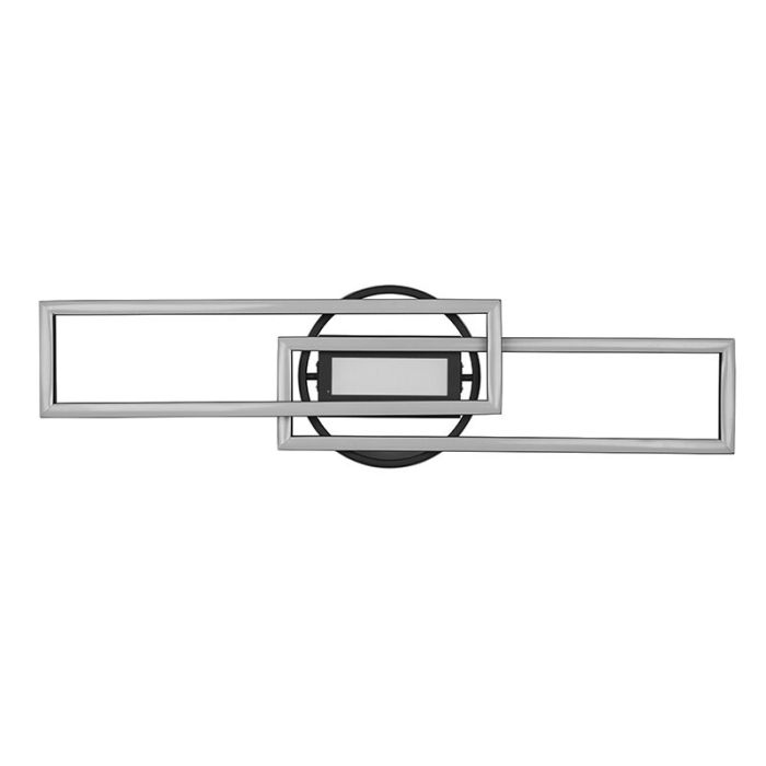 Zwarte plafonnière modern, Jadon, 30W, warm tot koud wit verstelbare LED