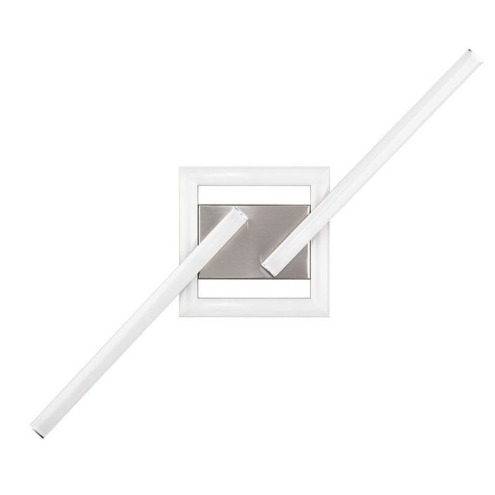 Nikkelen plafondlamp design, Mahad, 17W, 3000K LED