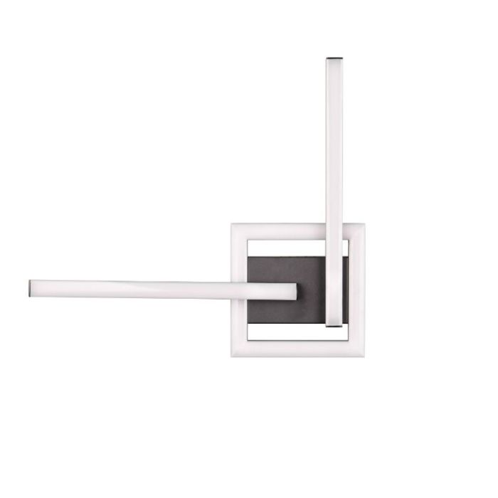Zwarte plafondlamp design, Mahad, 17W, 3000K LED