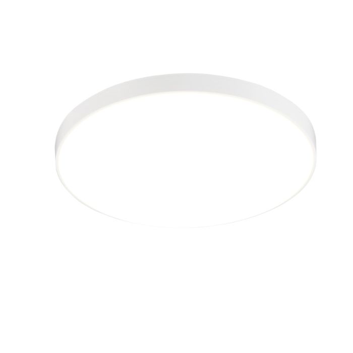 Witte plafonnière kunststof, Sharde, 18W, 4000K LED, IP44