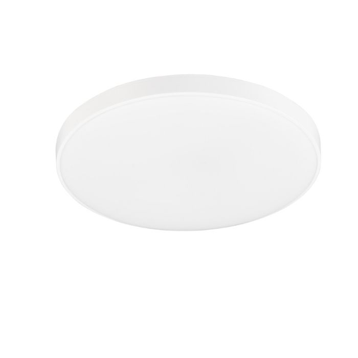 Witte plafonnière kunststof, Sharde, 18W, 4000K LED, IP44