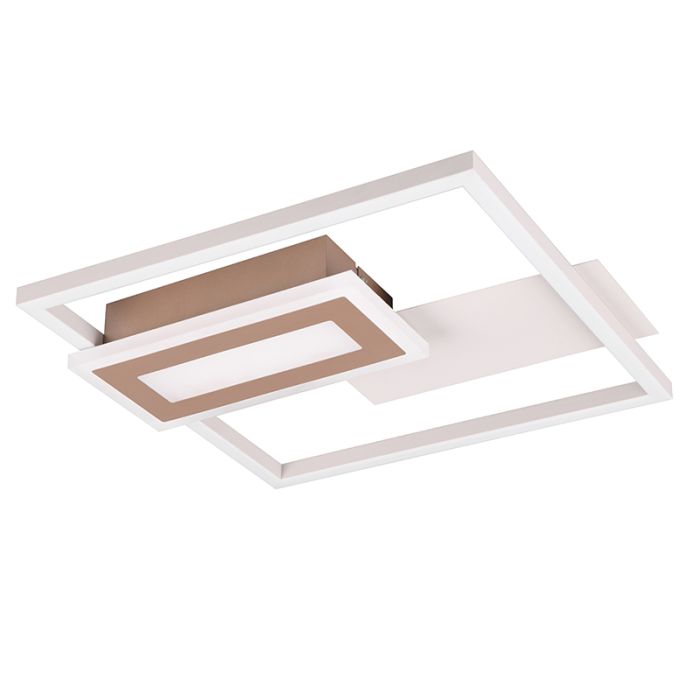 Grijze plafonnière design, Shun, 22W, 3000K LED