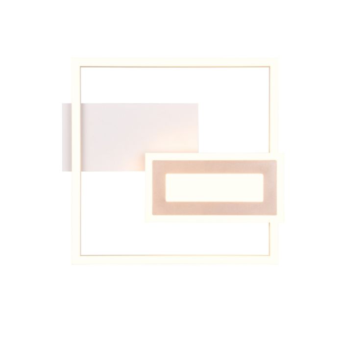 Grijze plafonnière design, Shun, 22W, 3000K LED