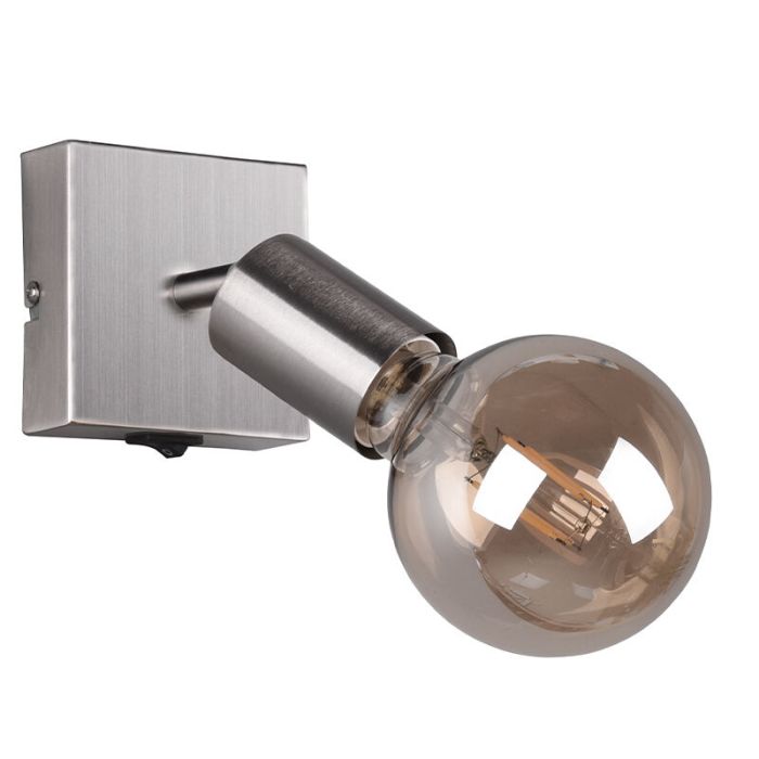 Moderne wandlamp Odin, nikkel