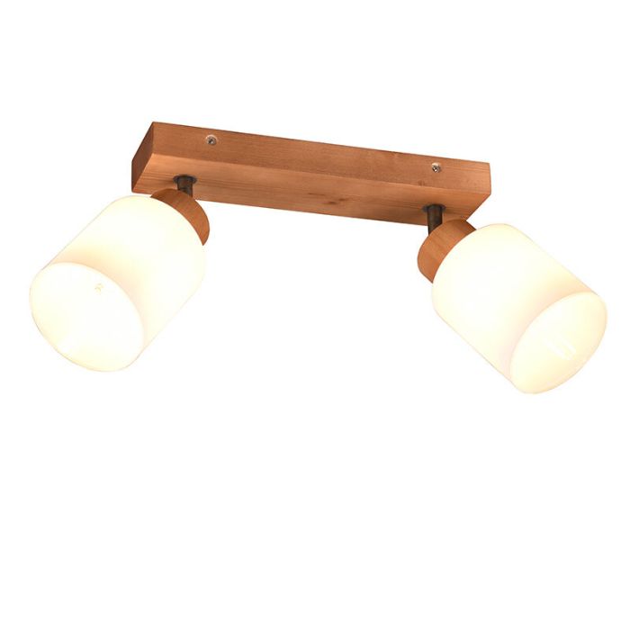 Houten plafondspot bruin, Myron