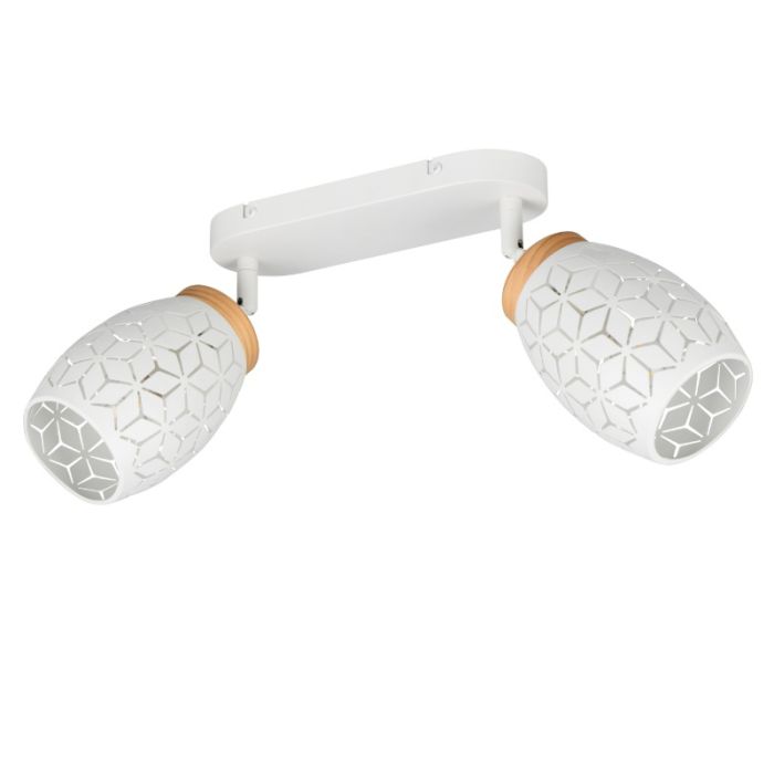Witte plafondspot modern, Delana