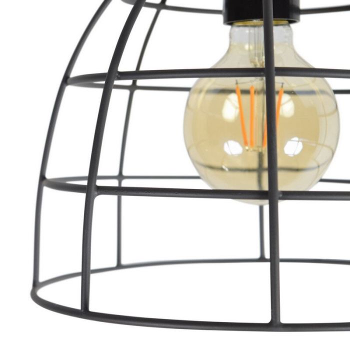 Industriële plafondlamp Dexter, grote versie