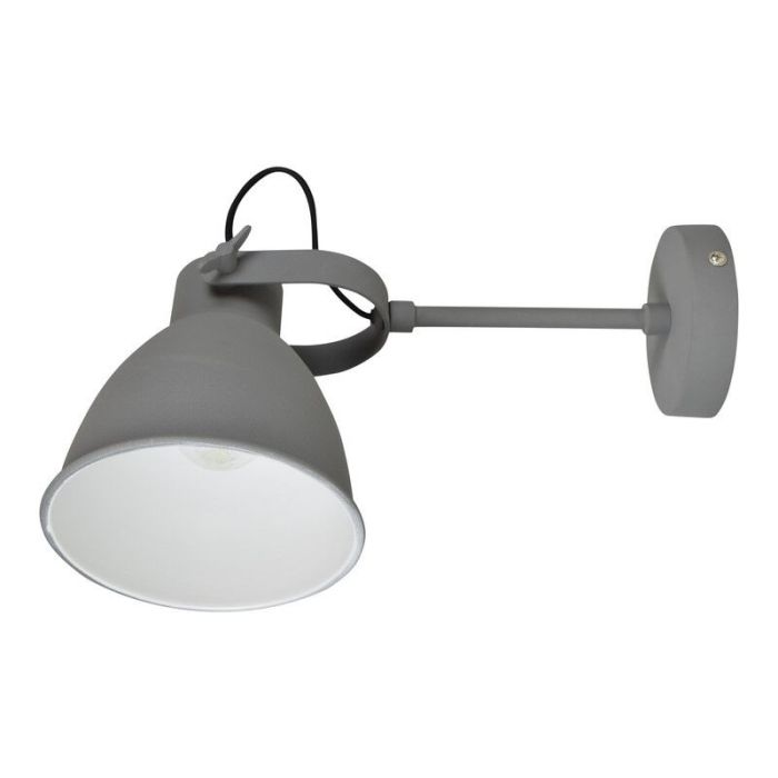 Industriële wandlamp grijs, Locker