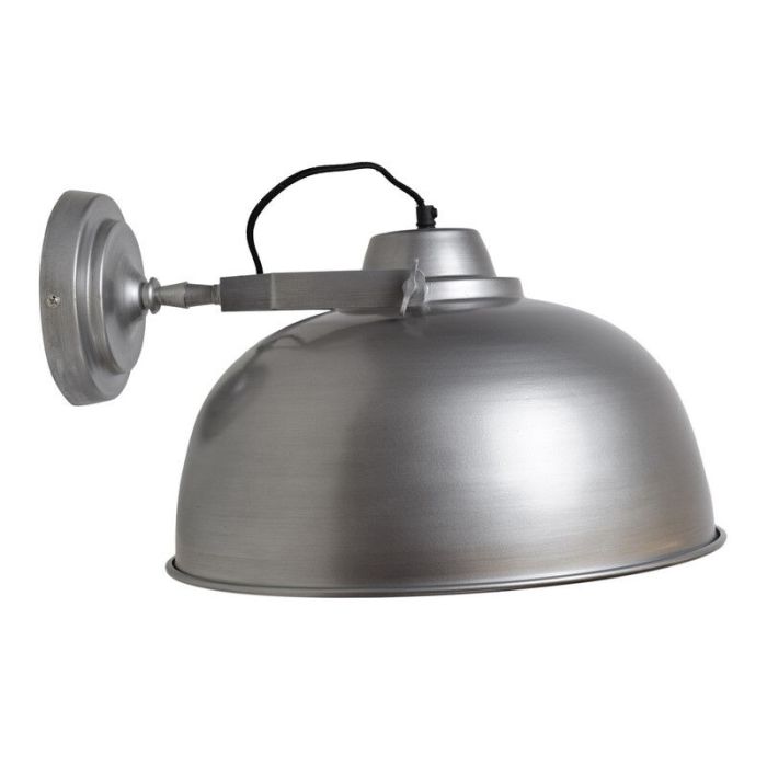 Industriële wandlamp grijs, Fellen