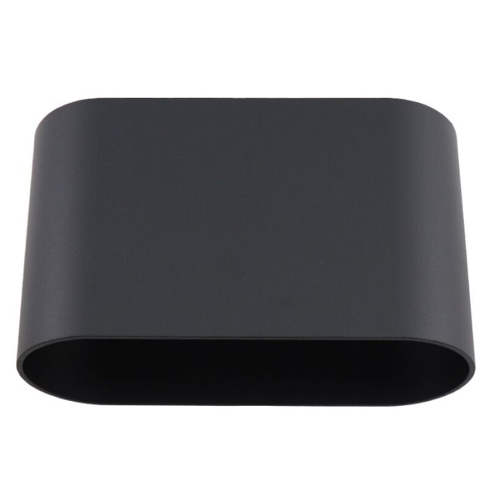 Moderne Rodigo wandlamp, zwart