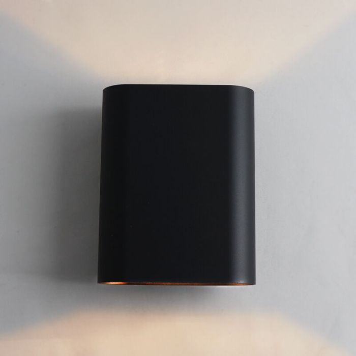 Zwarte wandlamp Rodigo - Modern