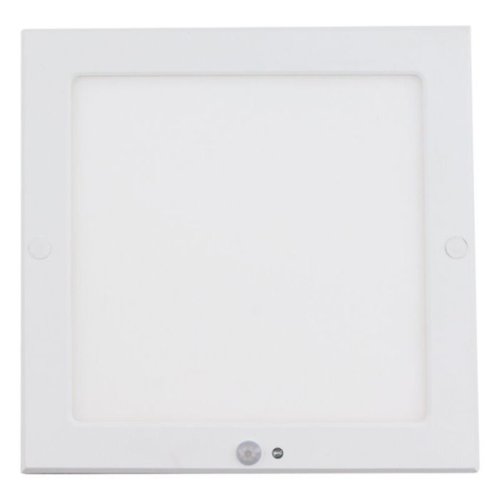 Witte plafondlamp met sensor Luan, kunststof, 20w, 3000K LED