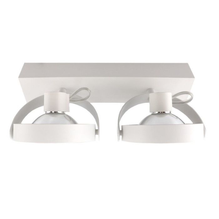 Witte plafond-/wandspot Melby, aluminium