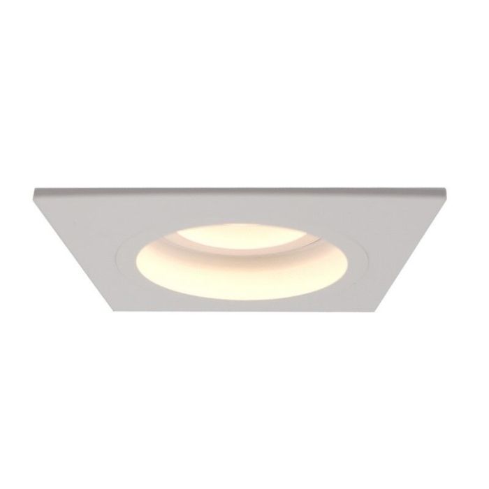 Witte inbouwspot Milan, metaal